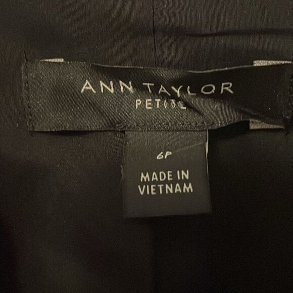 Ann Taylor Black Notched Collar Jacket - Picture 3 of 5